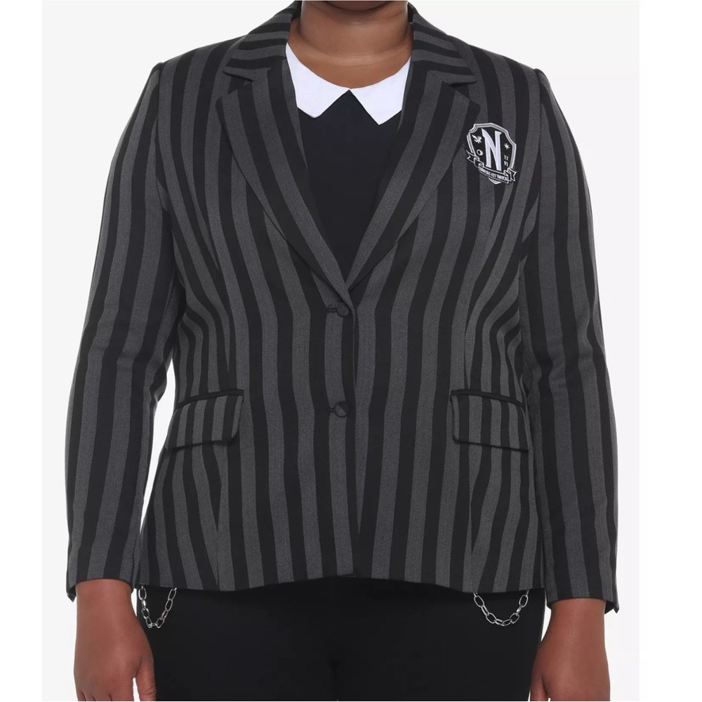 Wednesday Nevermore Girls Cosplay Blazer Plus Size 2x